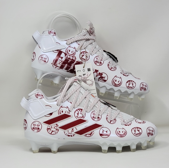 adidas Other - Adidas Freak 22 Big Mood DSG SM Football Cleats Men's Sz Multi White Red GZ6901